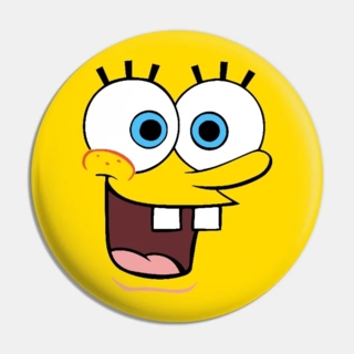 Television Cartoon Collectibles - SpongeBob SquarePants Metal Pinback Button