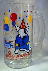 Budweiser Advertising Collectibles - Bud Light Spuds MacKenzie Mug