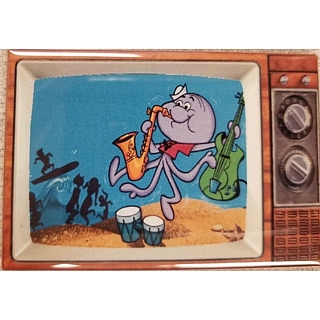 Television Character Collectibles - Hanna Barbera's Squiddly Diddly TV Magnet