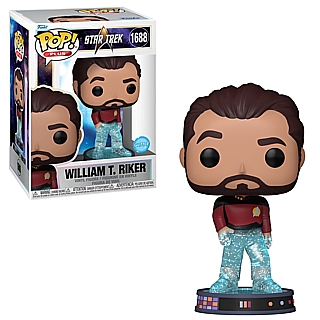 Star Trek Character Collectibles - William T. RikerGlitter Transporter POP PLUS Vinyl Figure 1688