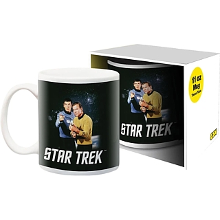 Star Trek Collectibles - Spock and Kirk Ceramic Mug