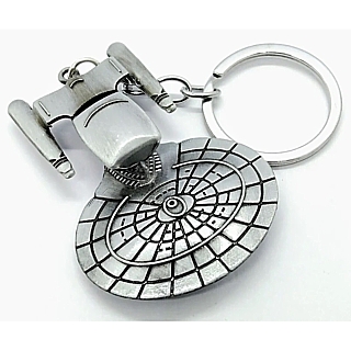 Star Trek TV and Movies Collectibles Star Trek U.S.S. Enterprise Metal Keychain