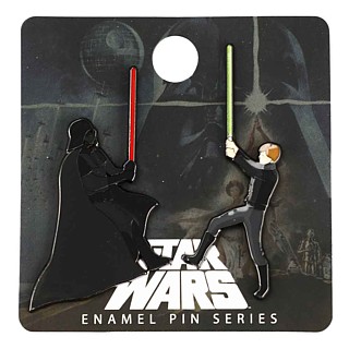 Classic Star Wars Collectibles - Star Wars Enamel Pins - Luke Skywalker and Darth Vader