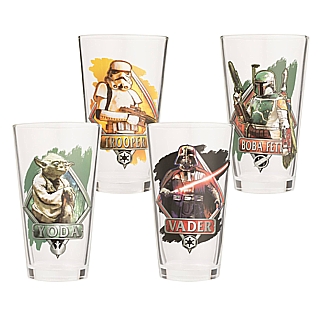 Star Wars Collectibles - Set of 4 Pint Glasses