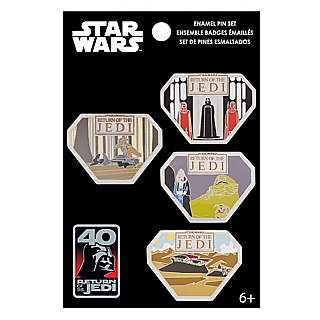 Star Wars Collectibles - Return of the Jedi 4 Pin Collector's Pack