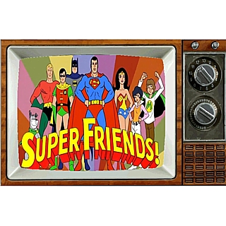 DC Comics Collectibles - Super Friends Metal TV Magnet