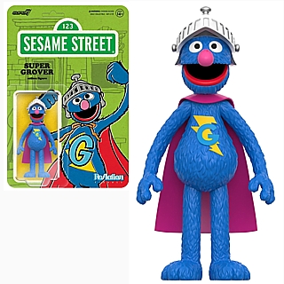 Sesame Street Collectibles - Super Grover ReAction Figure