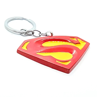 DC Comics and Movies Collectibles Superman Logo Enamel Metal Keychain