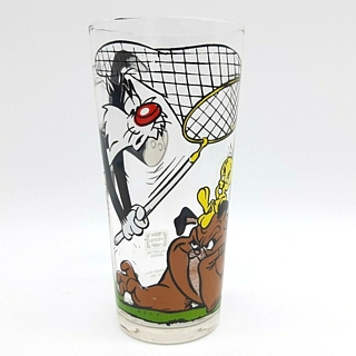 Looney Tunes Collectibles - Sylvester Tweety & Spike Glass