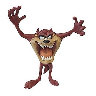 Cartoon Character Collectibles - Looney Tunes Taz Large Bendable Figure