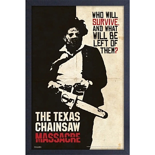 Horror Movie Collectibles - Texas Chainsaw Massacre Framed Print Wall Art