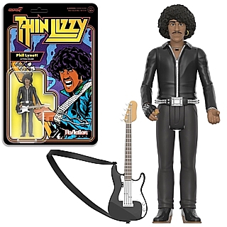 Rock and Roll Collectibles - Thin Lizzy Phil Lynott ReAction Figure Super7