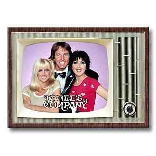 Television from the 1970's and 1980's Collectibles - Three's Company Metal TV Magnet