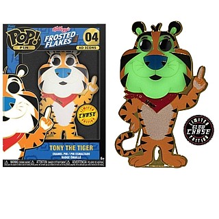 Kelloggs Cereal Collectibles - Tony the Tiger Frosted Flakes POP! Pins Collectible Pin Chase Variant Glow in the Dark