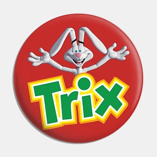 SKellogg's Cereal Collectibles - Trix Rabbit Pinback Button