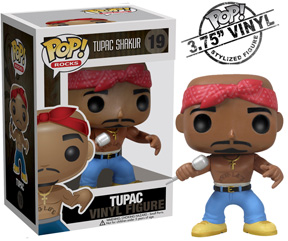 Rap Music Collectibles - Tupac Shakur Hip Hop Vinyl Plastic Figure