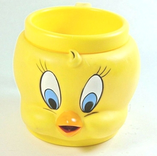 Looney Tunes Collectibles - Arby's Tweety Bird Plastic Mug