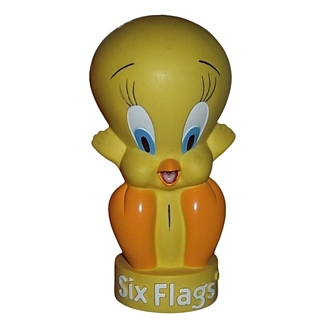 Looney Tunes Collectibles - Tweety Bird Six Flags Plastic Bank