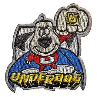 Vintage Cartoon Collectibles - Underdog Power Ring Embroidered Patch