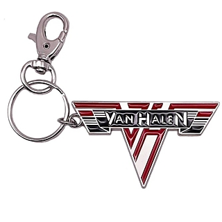 Van Halen Logo Enameled Metal Keychain