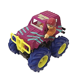 Television Character Collectibles - Scooby-Doo Velma in Jeep Friction Pull-Back Monster Truck