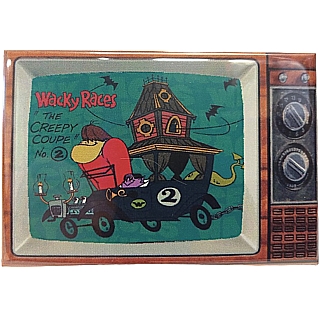 Hanna Barbera Collectibles - Wacky Races Metal TV Magnet - Creepy Coupe