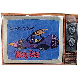 Hanna Barbera Collectibles - Wacky Races Metal TV Magnet - Mean Machine