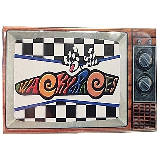 Hanna Barbera Collectibles - Wacky Races Metal TV Magnet - Wacky Races Logo