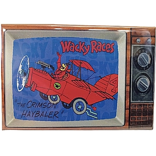 Hanna Barbera Collectibles - Wacky Races Metal TV Magnet - Crimson Haybaler