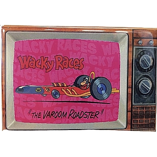 Hanna Barbera Collectibles - Wacky Races Metal TV Magnet - Varoom Roadster