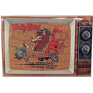 Hanna Barbera Collectibles - Wacky Races Metal TV Magnet - Arkansas Chigga-Bug