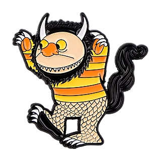 Children's Book Character Collectibles - Where the WIld Things Are Carol Monster Metal Enamel Pin / Tie Tack