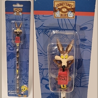 Television Character Collectibles - Looney Tunes Wile E Coyote Pencil with Topper