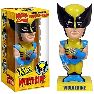 Super Hero Collectibles - Marvel Comics XMen, X-Men Wolverine Bobble Head Doll Nodder