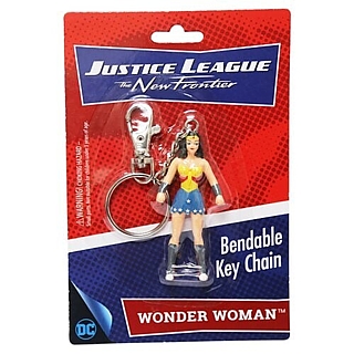 Super Hero Collectibles - WonderWoman Bendable Keyring Key Chain