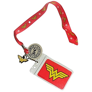 Wonder Woman Lanyard ID Pouch