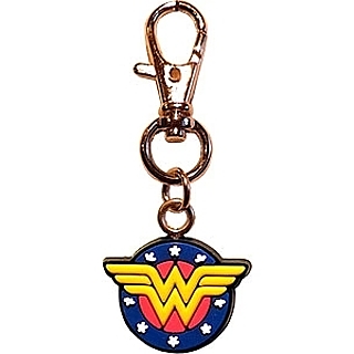 DC Comics and Movies Collectibles Wonder Woman Rubber Keychain Zipper Pull