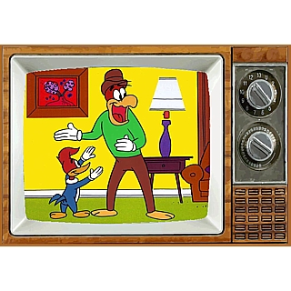 Cartoon Collectibles - Woody Woodpecker Metal TV Magnet