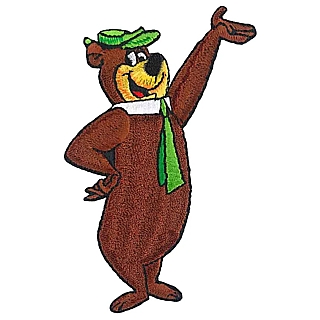 Television Character Collectibles - Hanna Barbera Yogi Bear Embroidered Iron-On Patch
