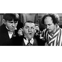 Movie and Television characters Three Stooges Larry Curly Moe