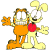 Comic Strip and Cartoon characters Garfield and Odie
