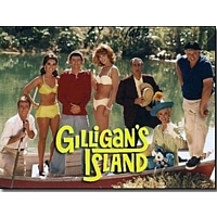 Television characters Gilligan's Island - Gilligan, The Skipper Too, The Millionaire and His Wife, The Movie Star, The Professor and MaryAnn All on Gilligan's Isle