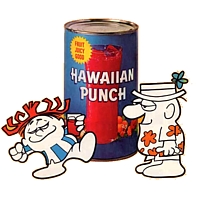 Advertising characters Hawaiian Punch and Punchy