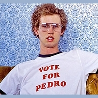 Movie characters Napoleon Dynamite Vote For Pedro
