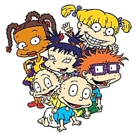 Cartoon characters Nickelodean Rugrats Tommy Chuckie Angelica