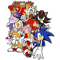 Cartoon, Movie and Video Game Characters Sega's  Sonic the Hedgehog