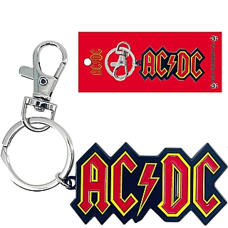 Rock and Roll Collectibles - AC/DC Metal Enamel Keychain Key Ring