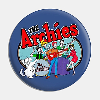 Archie Comic Collectibles - The Archies Band Metal Pinback Button