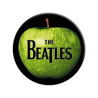 Classic Rock and Roll Collectibles - The Beatles Apple Records Round Metal Magnet