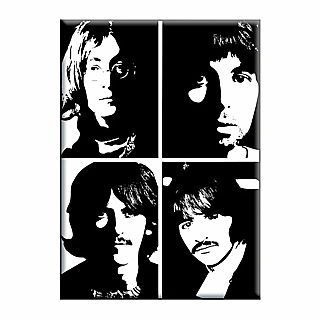 Classic Rock Music Collectibles - The Beatles Let it Be Large Metal Magnet